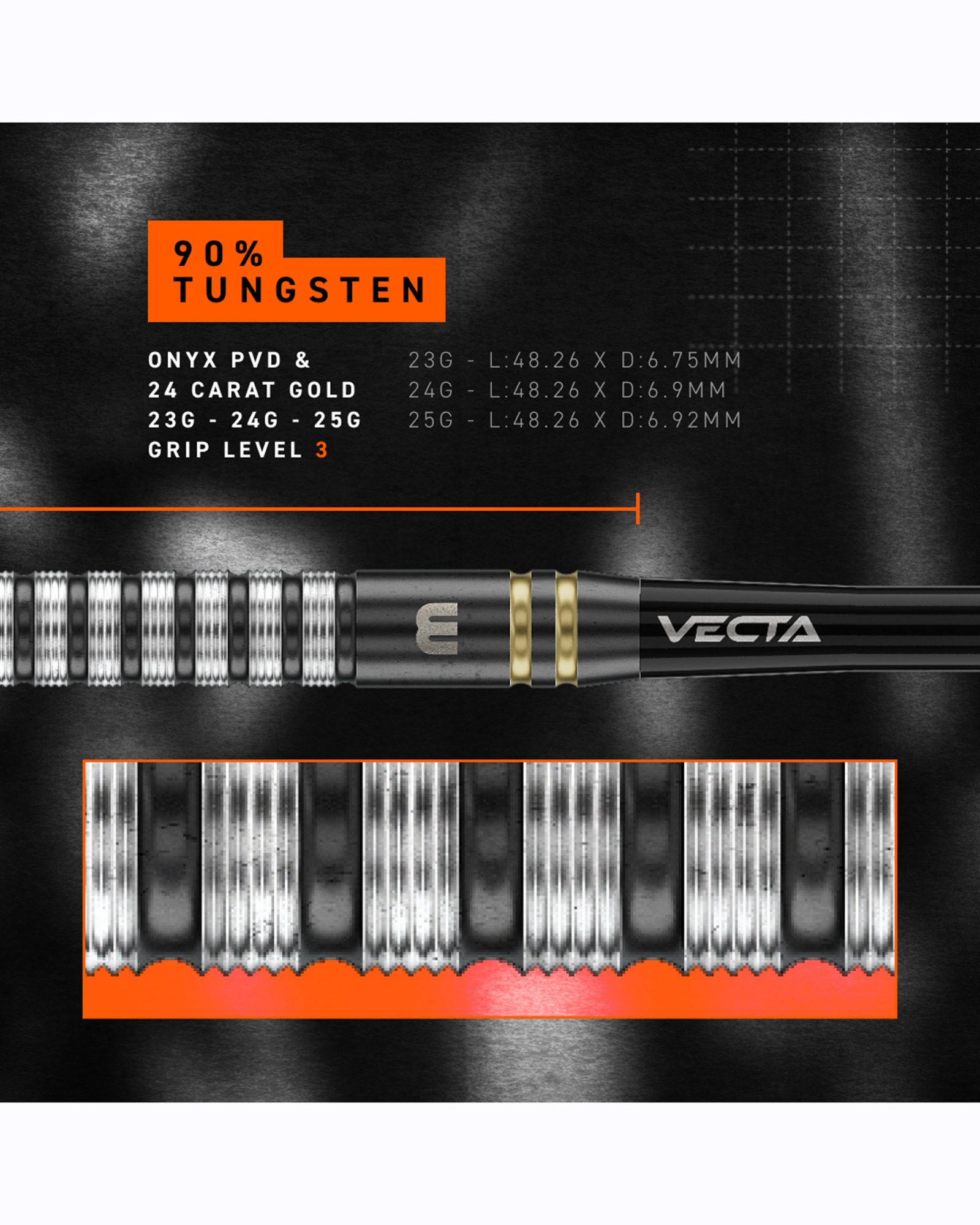 Winmau GVV TS 90% Switch Point Darts - Image 4